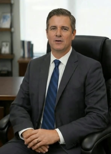 Dr. Ricardo Mendes, cirurgião plástico, em seu consultório